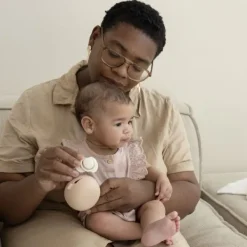 Difrax Siliconen Fopspeenhouder - Pistachio Hot