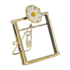 Doing Goods Fotolijstje - Posy Daisy Frame Mini - Messing/Glas New