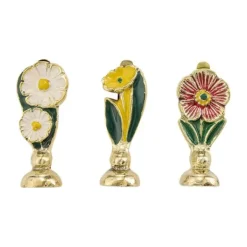 Doing Goods Kaarthouders Set - Posy Bloemen - Messing Clearance