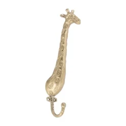 Doing Goods Wandhaak - Gloria Giraf - Messing