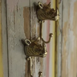 Doing Goods Wandhaak - Roger Neushoorn - Messing Sale