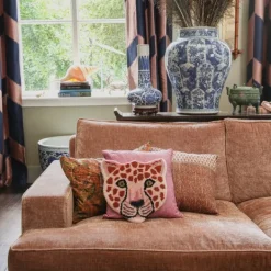 Doing Goods Wandhanger - Tapis Amis - Archie Geruite Beer Dierenkop