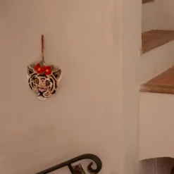 Doing Goods Wandhanger Dierenkop - Tapis Amis - Floral Witte Tijger Discount