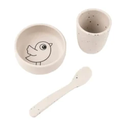 Done by Deer Birdee Eerste Maaltijd Set Sand