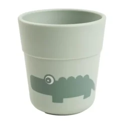 Done by Deer Croco Mini Mok - Light Green Clearance