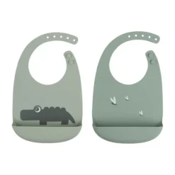 Done by Deer Croco Slab Green 2 Stuks Clearance