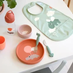 Done by Deer Deer Slab Happy Clouds - Groen Hot