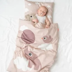 Done By Deer Elphee Dekbedovertrek - 100 x 140 cm - Powder Best