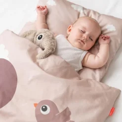 Done By Deer Elphee Dekbedovertrek - 100 x 140 cm - Powder Best