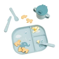 Done by Deer Elphee Vakjes Bord - Blue Hot