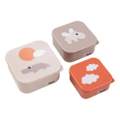 Done By Deer Happy Clouds Snackbox Green 3 Stuks Online