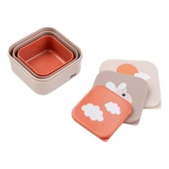 Done By Deer Happy Clouds Snackbox Green 3 Stuks Online