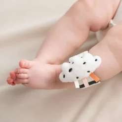 Done by Deer Happy Clouds Polsrammelaar – Set van 2 stuks - Poederroze Discount