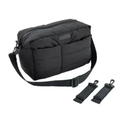 Done By Deer Luiertas - Quilted Stroller Bag - Black Best