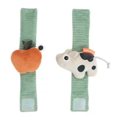 Done by Deer Polsrammelaar Set - Tiny Farm - Dotti Green - 2 Stuks Discount