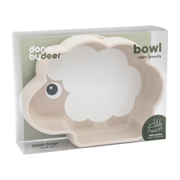 Done by Deer Sheepy Stick&Stay Bordje - Silicone - Sand Sale