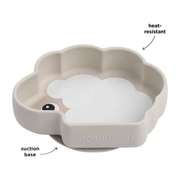 Done by Deer Sheepy Stick&Stay Bordje - Silicone - Sand Sale