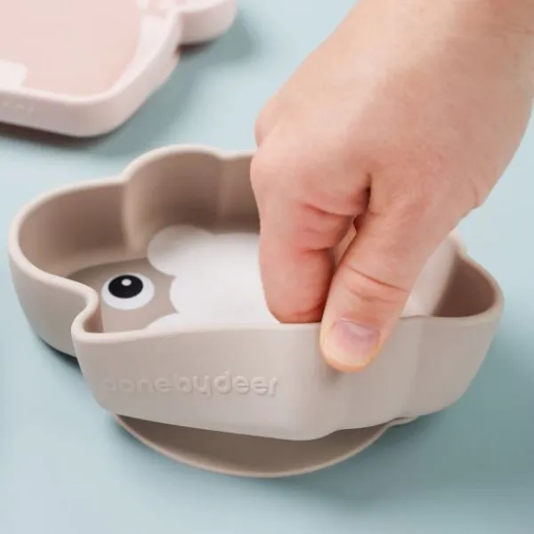 Done by Deer Sheepy Stick&Stay Bordje - Silicone - Sand Sale