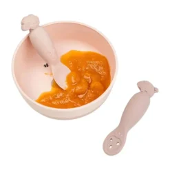 Done by Deer Tiny Farm Oefen Lepel Set - Powder Online