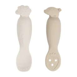 Done by Deer Tiny Farm Oefen Lepel Set - Sand Online