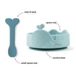 Done by Deer Wally Stick & Stay Dinerset - Blue Hot