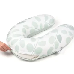 Doomoo Buddy Leaves Voedingskussen Aqua Green Hot