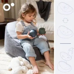 Doomoo Seat'N Grow - Grey Hot