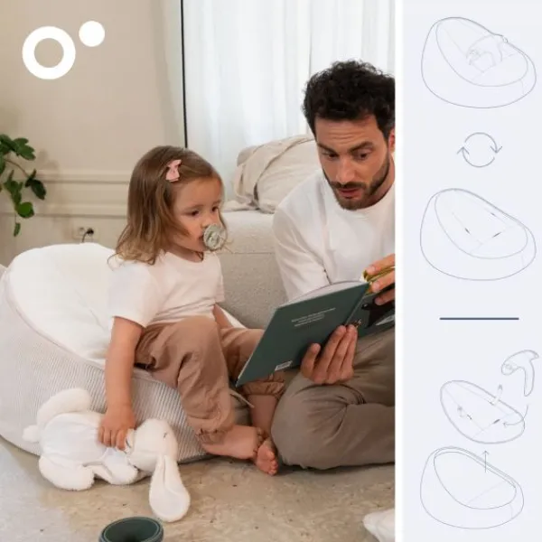 Doomoo Seat'N Grow - Grey Hot