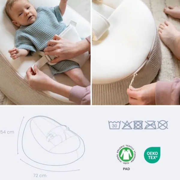 Doomoo Seat'N Grow - Grey Hot