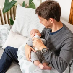 Doomoo Softy Leaves Voedingkussen Aqua Green Clearance