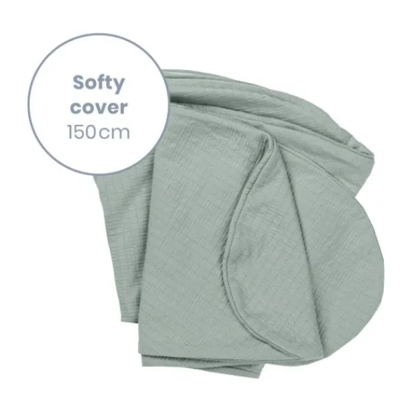 Doomoo Softy Tetra Voedingskussenhoes Jersey Green Outlet