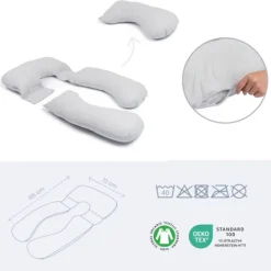 Doomoo Voedingskussen Maxxy - Flowers Sand Hot