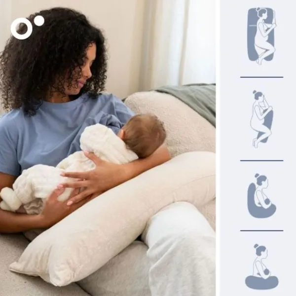 Doomoo Voedingskussen Maxxy - Flowers Sand Hot