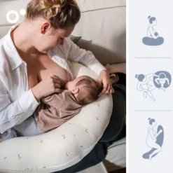 Doomoo Voedingskussen Twisty 2-in-1 - Petals Latte Sale