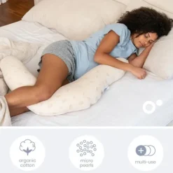 Doomoo Voedingskussen Twisty 2-in-1 - Petals Latte Sale