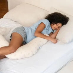 Doomoo Voedingskussen Twisty 2-in-1 - Petals Latte Sale