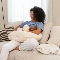 Doomoo Voedingskussen Twisty 2-in-1 - Petals Latte Sale