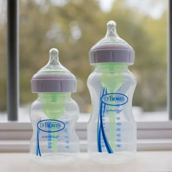 Dr. Brown's Dr. Brown’s Babyfles Brede Hals Glas - Options+ - 150 ml Outlet