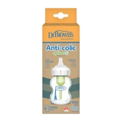 Dr. Brown's Dr. Brown’s Babyfles Brede Hals Glas - Options+ - 150 ml Outlet