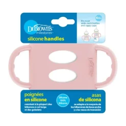 Dr. Brown's Brede Halsfles Handgrepen Roze Online