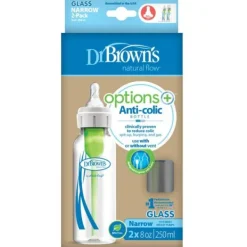 Dr. Brown's Fles Standaard Hals Glas Options+ 250ml 2-Pack Clearance