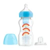 Dr. Brown’s Options+ Starter Kit Fles / Sippy Blauw 270 ml Hot