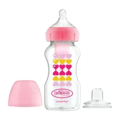 Dr. Brown’s Options+ Starter Kit Fles / Sippy Blauw 270 ml Hot