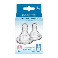 Dr. Brown's Prematuurspeen Standaard- & Prematuurfles New
