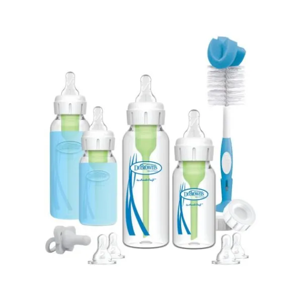 Dr. Brown's Standaard halsfles Giftset - Glas Discount