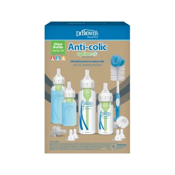 Dr. Brown's Standaard halsfles Giftset - Glas Discount