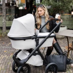 Dubatti One E6 Kinderwagen Dark Brown / Walnut Brown | Dubatti by Römer Autostoeltje Babysafe Pro | Vario Base 5Z Outlet