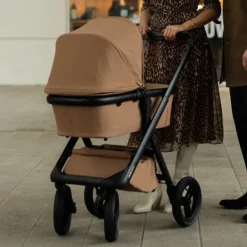 Dubatti One E6 Kinderwagen Dark Brown / Walnut Brown | Dubatti by Römer Autostoeltje Babysafe Pro | Vario Base 5Z Outlet