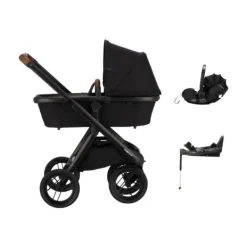 Dubatti One E6 Kinderwagen Dark Brown / Walnut Brown | Dubatti by Römer Autostoeltje Babysafe Pro | Vario Base 5Z Outlet