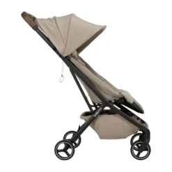 Dubatti Smart Buggy - E2 - Brown / Taupe | Regenhoes Buggy | Summer Seatliner | Bumper Bar Zwart